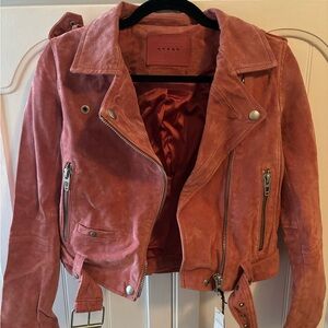 Trendyol Women's Pink Suede Jacket